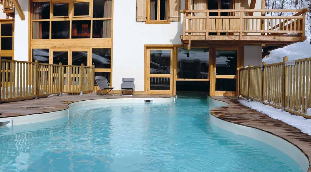 Heated outdoor pool photo