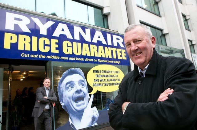 Ryanair’s first popup shop in Manchester