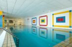 Indoor pool with jacuzzi
