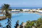 Panoramic view of the fantastic outdoor swimming pool