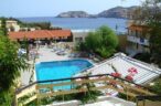 Panoramic view of the fantastic outdoor swimming pool
