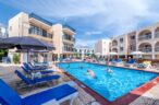 Amazing panoramic pool view of Amaos Hotel Apartments
