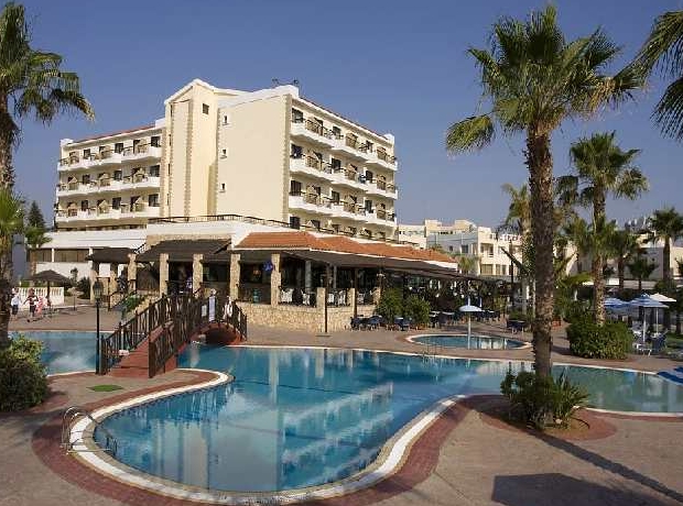 Building view from the pool at Anastasia Beach Hotel & Apartments