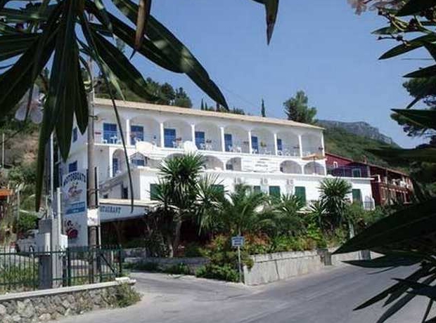 Main entrance of Apollon Hotel