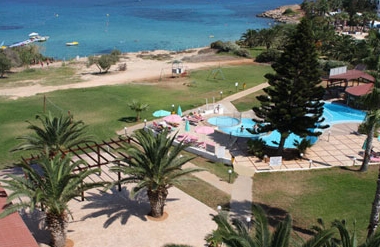 Panoramic view of Astreas Beach Hotel