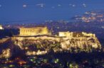 Athens night view