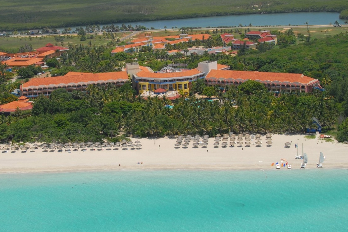 Panoramic view of the resort
