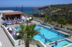 Panoramic pool view of Camari Garden Hotel Apartments