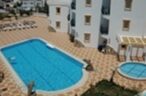 Panoramic view of the fantastic outdoor swimming pool