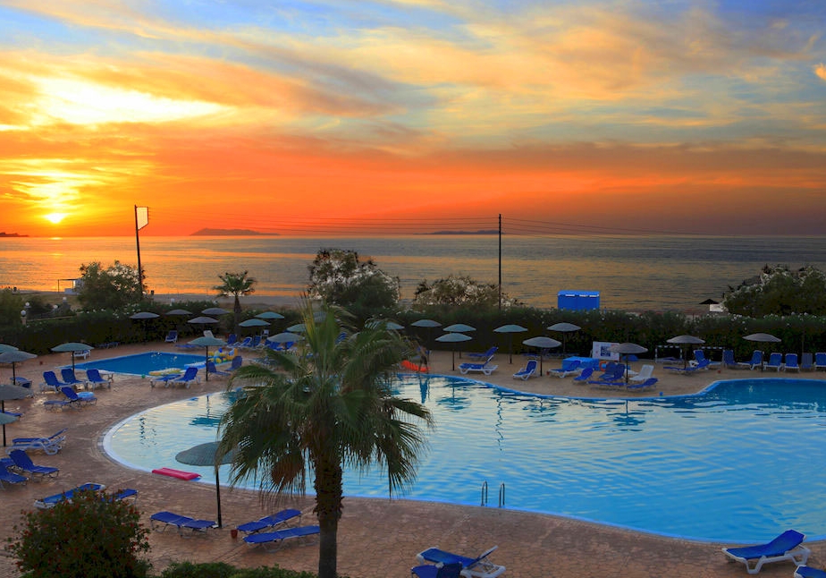 Amazing sunset views from the balcony