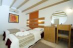The spacious rooms are ideal for absolute relaxation
