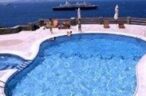 Pool with sea views