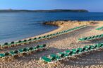Private hotel beach