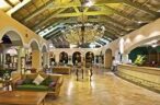 The lavish lobby in Iberostar Hacienda Dominicus