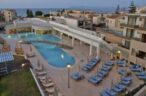 Panoramic view of the fantastic outdoor swimming pool