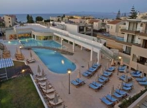 Panoramic view of the fantastic outdoor swimming pool