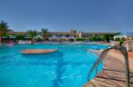 Panoramic view of the fantastic outdoor swimming pool