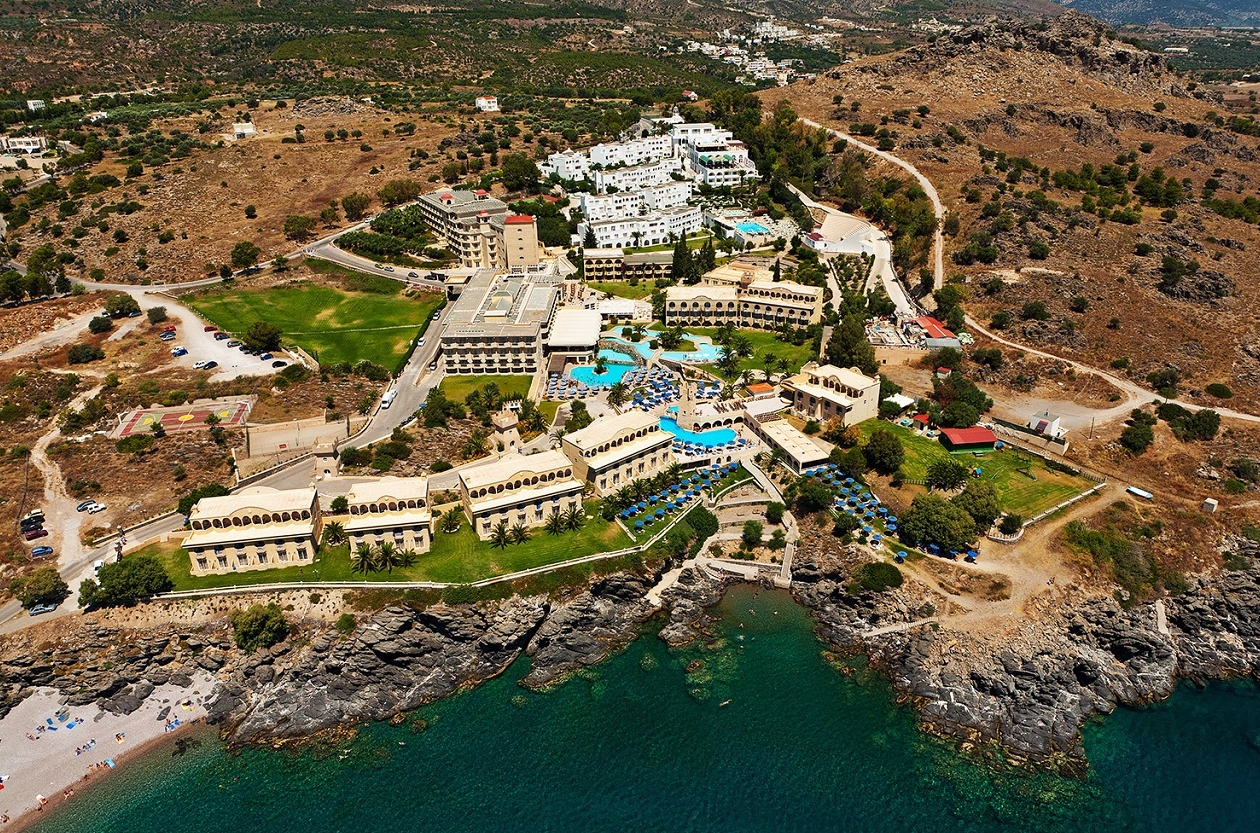 Hotel aerial view