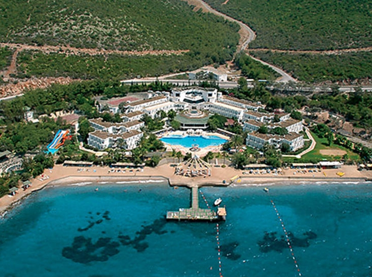 Aerial View of Bodrum Beach Club