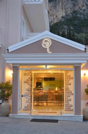 Main entrance of Odysseus Hotel