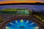 Panoramic view of fantastic outdoor pool
