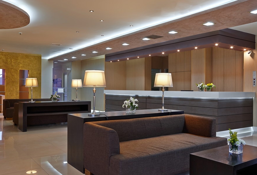 Reception of St Constantin hotel