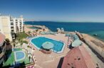 Panoramic view of the fantastic outdoor swimming pool